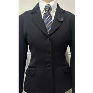 Striped Blue & Yellow and Black Tie