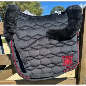 EA Mattes Small Black Velvet Top/Semi Lined Fleece